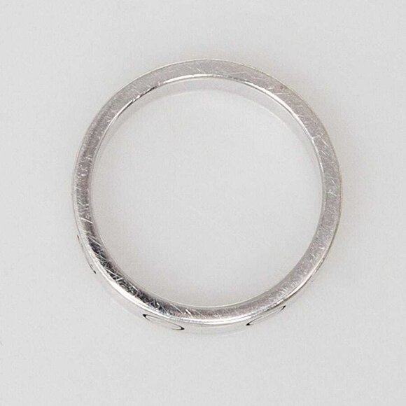 Cartier 18k White Gold and One Diamond LOVE Ring Size - Picture 4 of 5